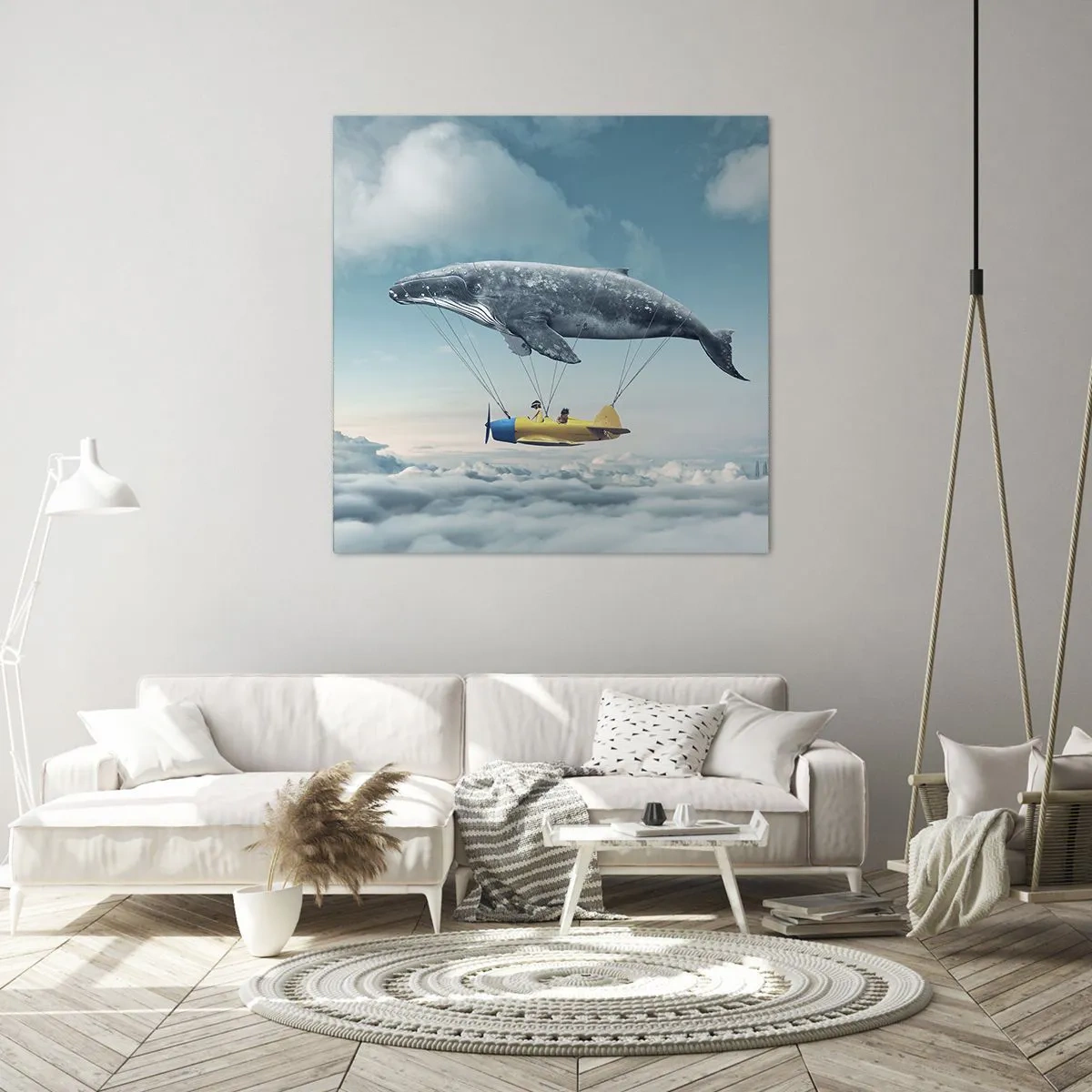 Cuadro sobre lienzo - Impresión de Imagen - ¿Por qué no? - 70x70 cm