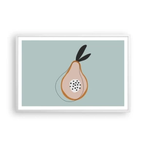 Póster en marco blanco - El interior de la naturaleza - 91x61 cm