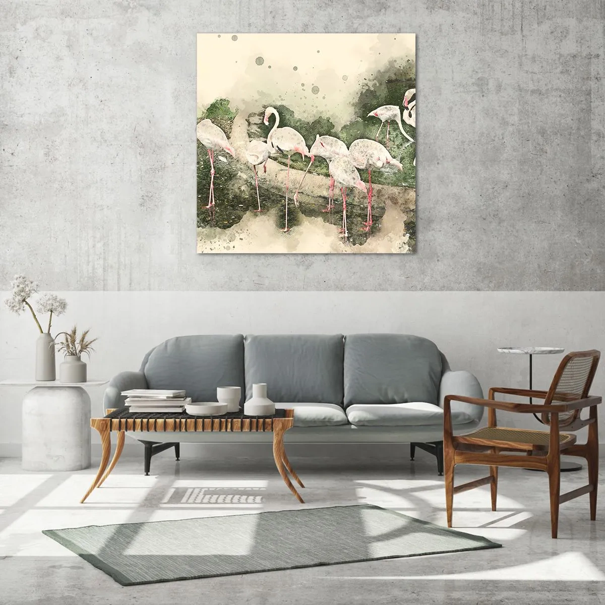 Cuadro sobre vidrio - Impresiones sobre Vidrio - Un sueño exótico - 50x50 cm