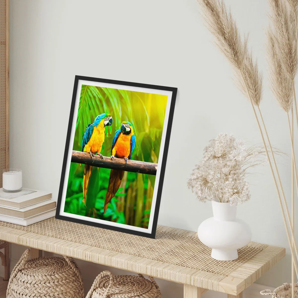 Póster en marco negro - ¿Y has oído que ella...? - 61x91 cm