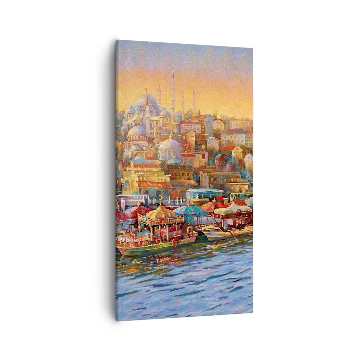 Cuadro sobre lienzo - Impresión de Imagen - Una historia en Estambul - 55x100 cm