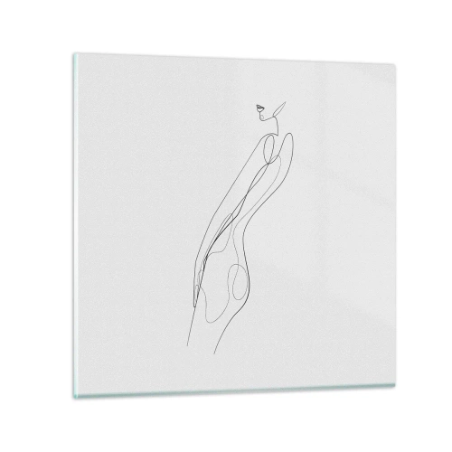 Cuadro sobre vidrio - Impresiones sobre Vidrio - Apenas una promesa - 30x30 cm