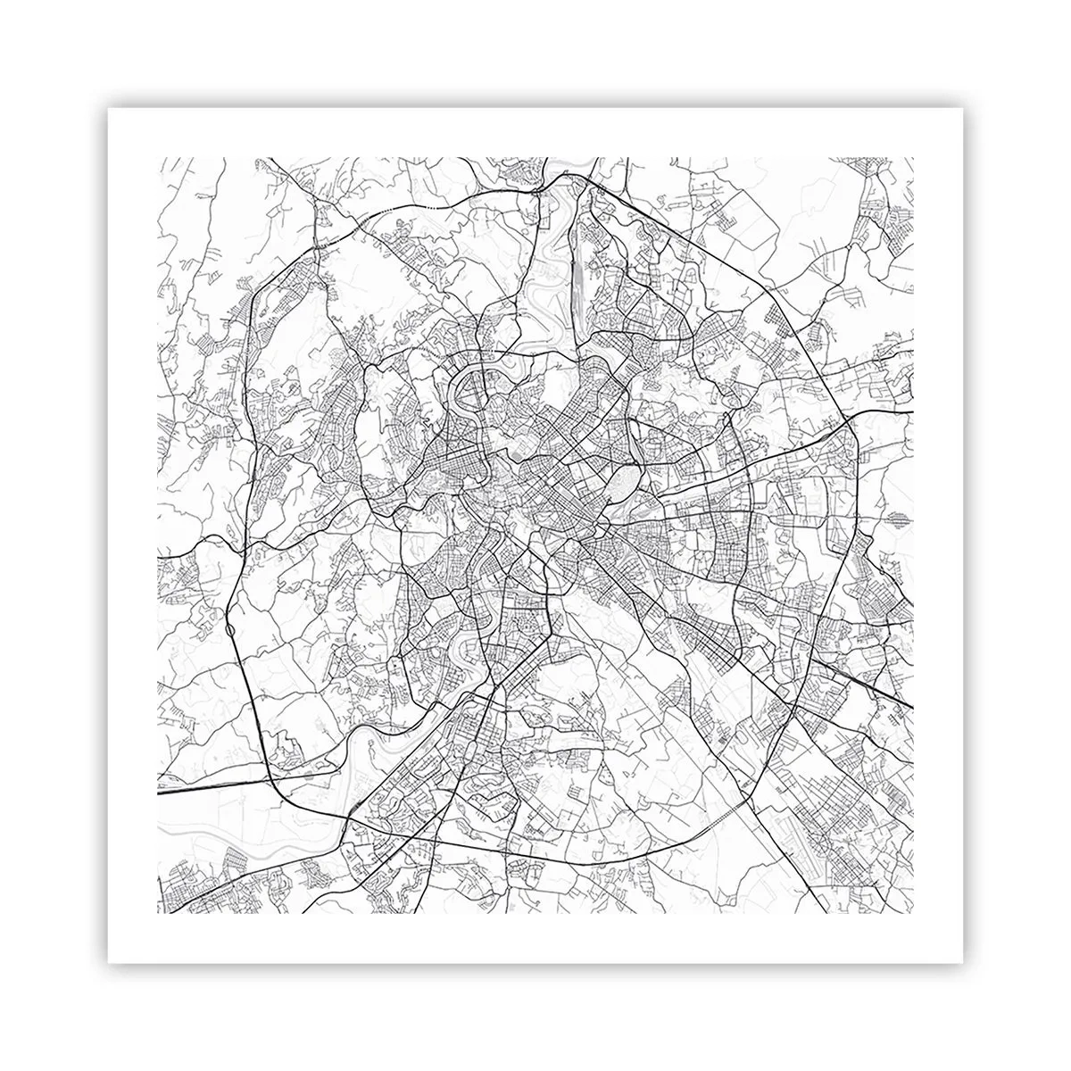 Póster - El círculo romano - 60x60 cm