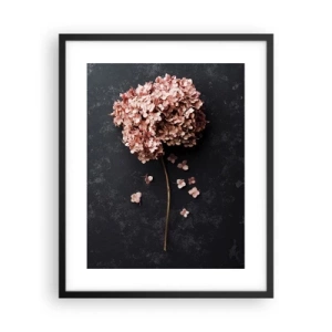 Póster en marco negro - Un signo verdaderamente romántico - 40x50 cm