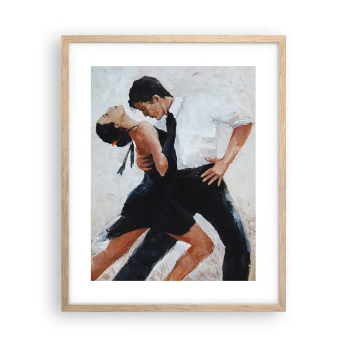 Póster en marco roble claro - El tango de mis sueños - 40x50 cm