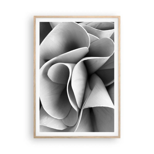 Póster en marco roble claro - Sucede en el espacio - 70x100 cm