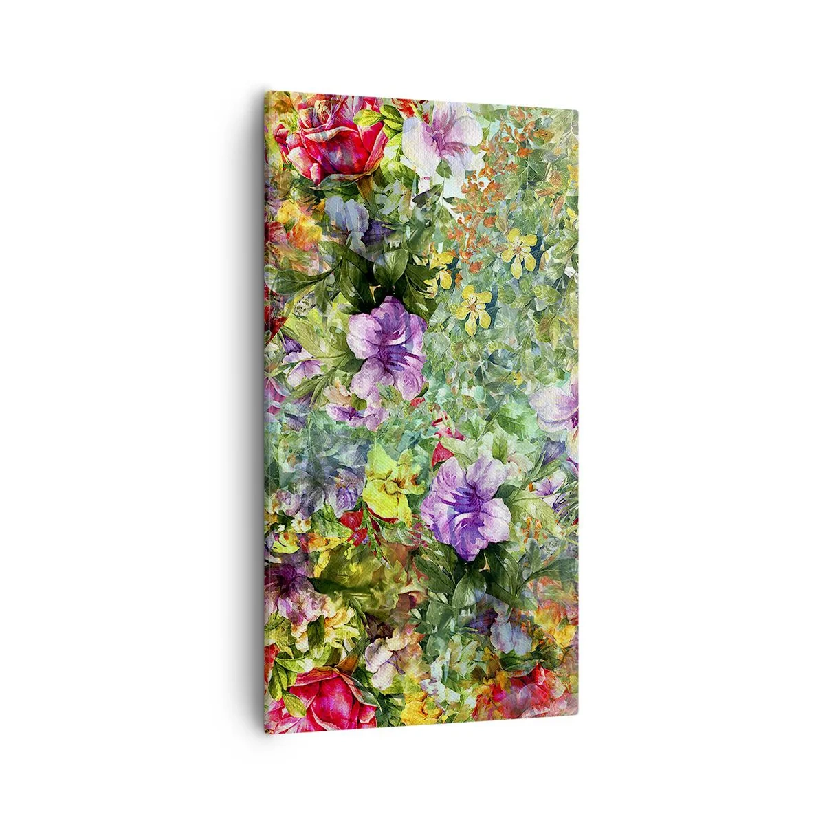 Cuadro sobre lienzo - Impresión de Imagen - En flores a la perdición - 55x100 cm