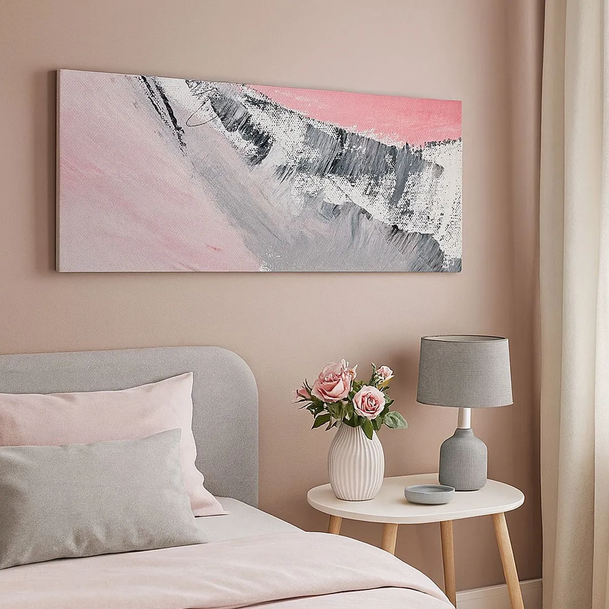 Cuadro sobre lienzo - Impresión de Imagen - Composición a juego - 100x40 cm