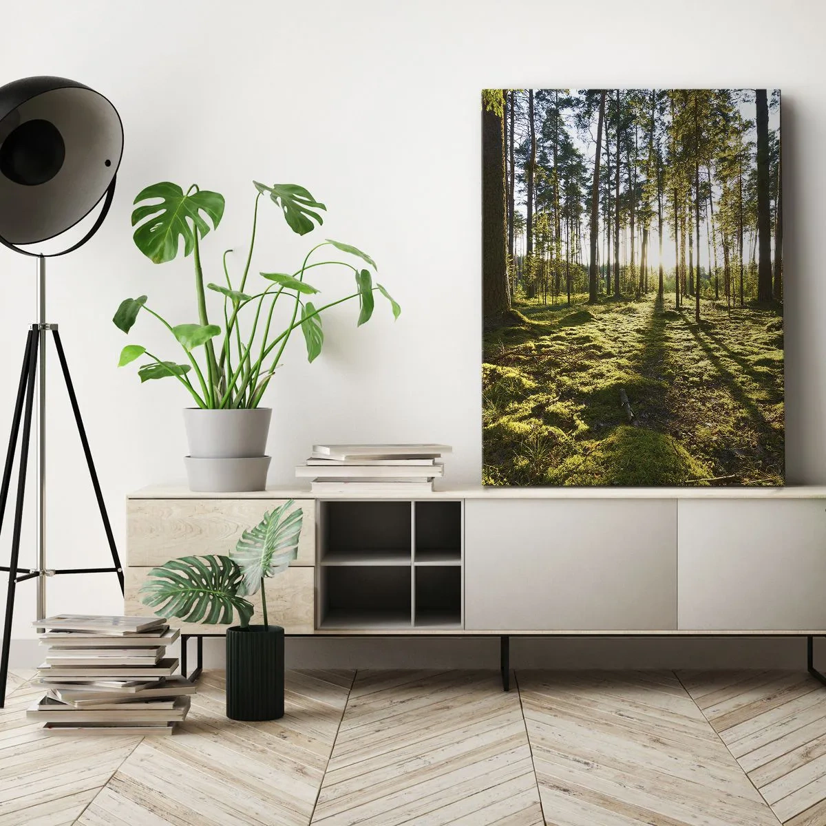 Cuadro sobre lienzo - Impresión de Imagen - ...Más allá de los siete bosques - 65x120 cm