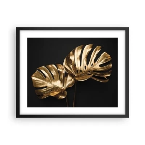 Póster en marco negro - Tesoros de la naturaleza - 50x40 cm