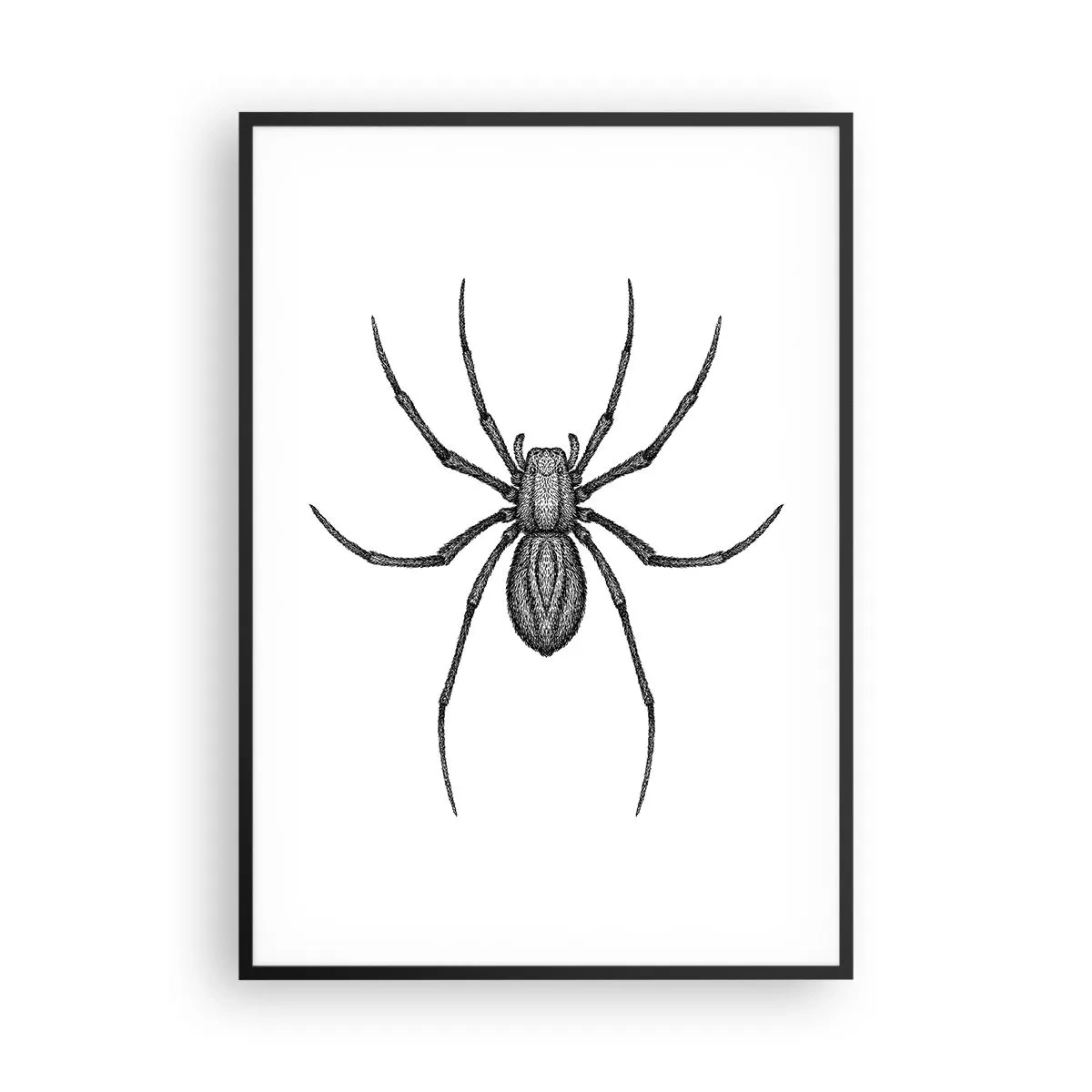 Póster en marco negro - Precisión inquietante - 70x100 cm