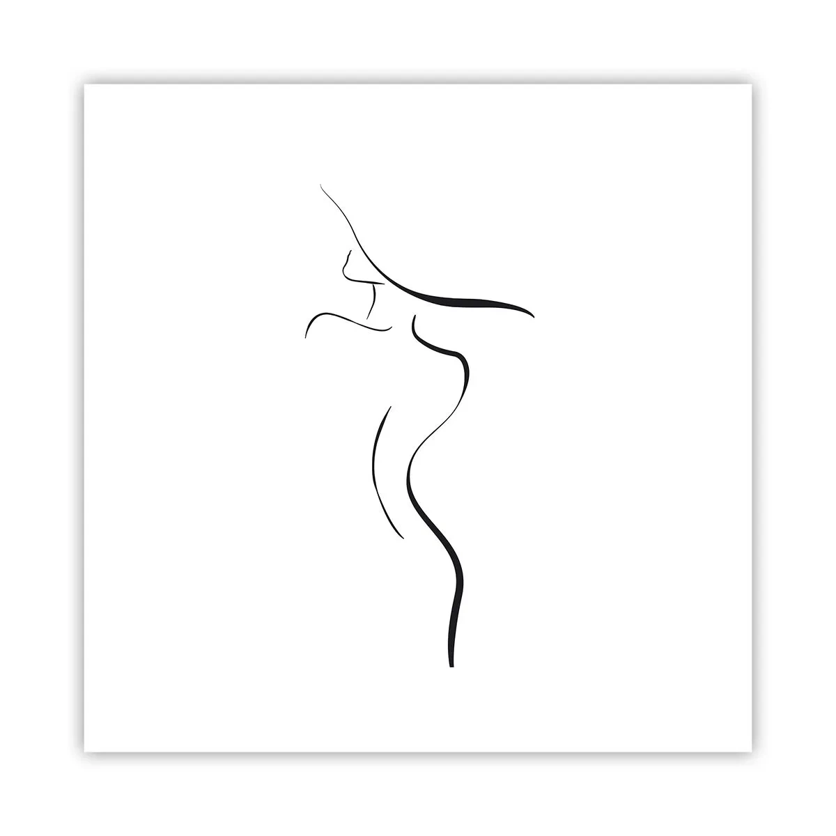 Póster - Escurridiza como una ola - 40x40 cm