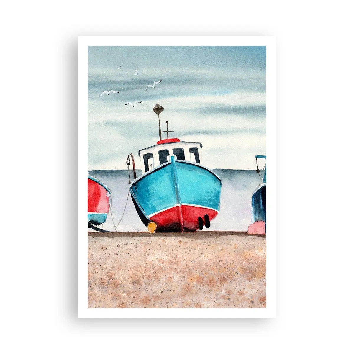 Póster - Listos para la pesca - 70x100 cm