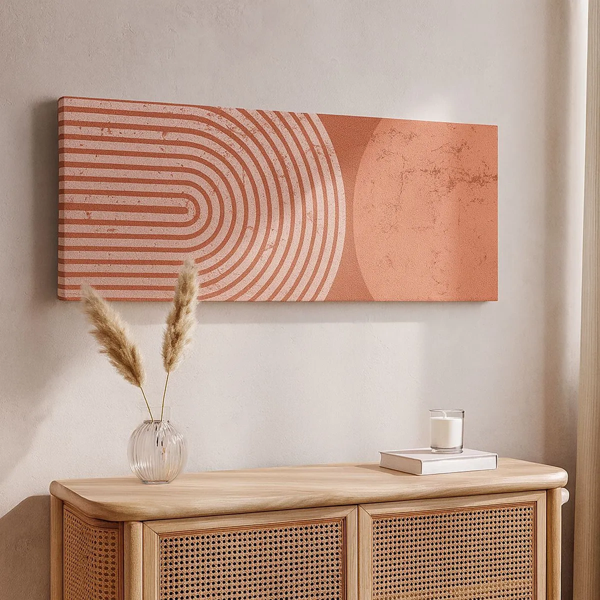 Cuadro sobre lienzo - Impresión de Imagen - Estrecha relación - 100x40 cm