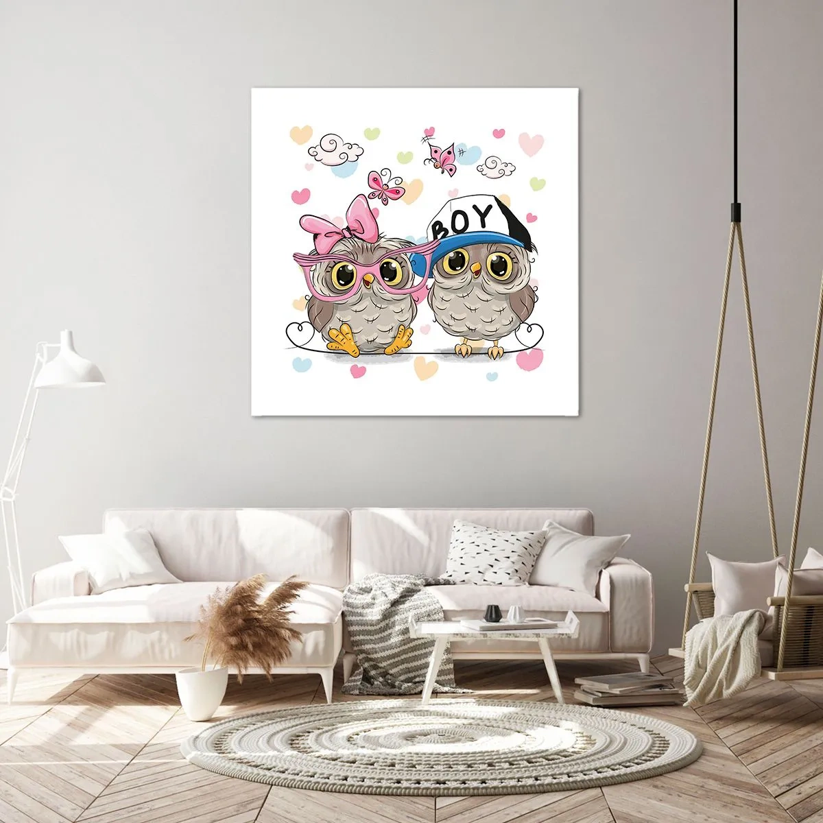 Cuadro sobre lienzo - Impresión de Imagen - El amor - 40x40 cm