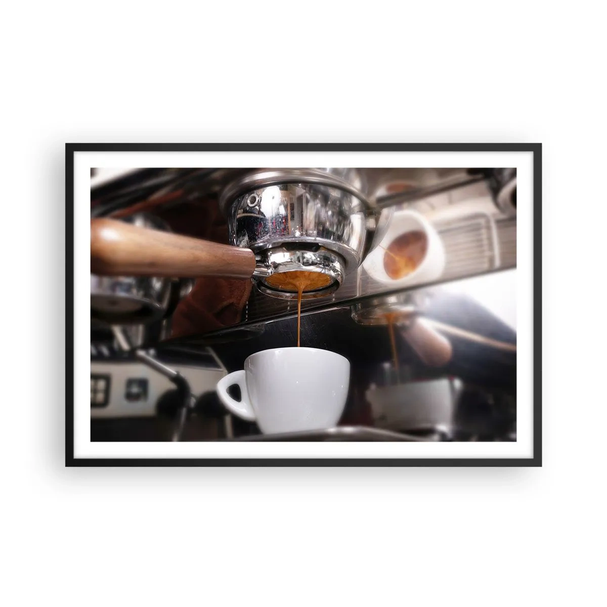 Póster en marco negro - El mejor momento del día - 91x61 cm