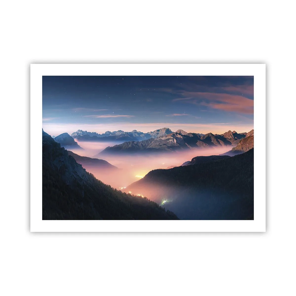 Póster - Luz en los valles - 70x50 cm