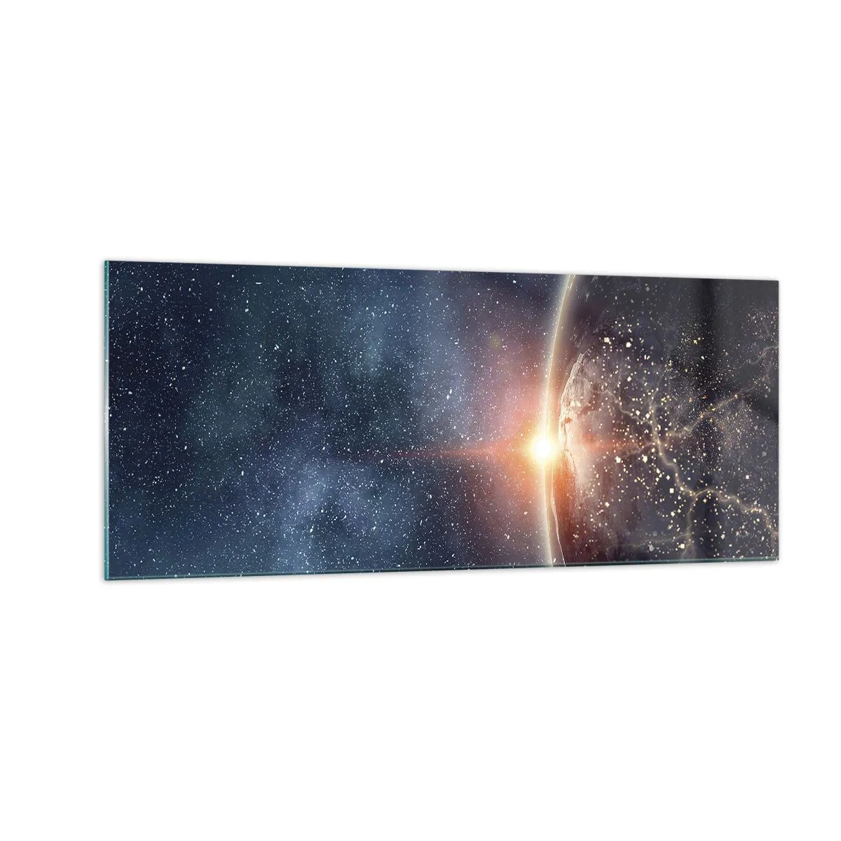 Cuadro sobre vidrio - Impresiones sobre Vidrio - En una nueva perspectiva - 100x40 cm