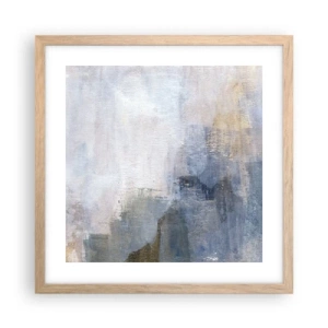 Póster en marco roble claro - Tonos de color - 40x40 cm