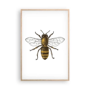 Póster en marco roble claro - Bondad natural - 61x91 cm