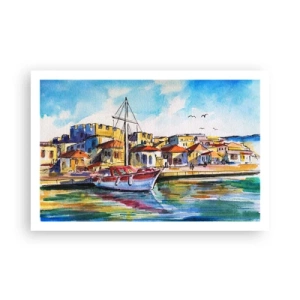 Póster - Tarde de arco iris - 91x61 cm