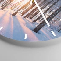 Esfera sin numeración, con rayas