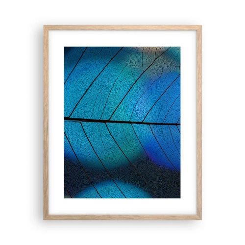 Póster en marco roble claro - Construcción intrincada - 40x50 cm