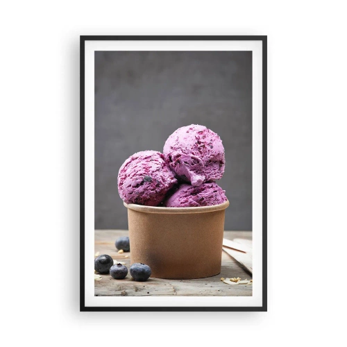 Póster en marco negro - Dulzura y frescor - 61x91 cm