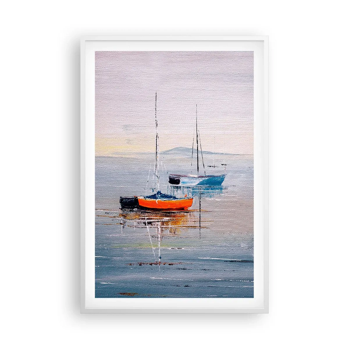 Póster en marco blanco - Un más que merecido descanso - 61x91 cm