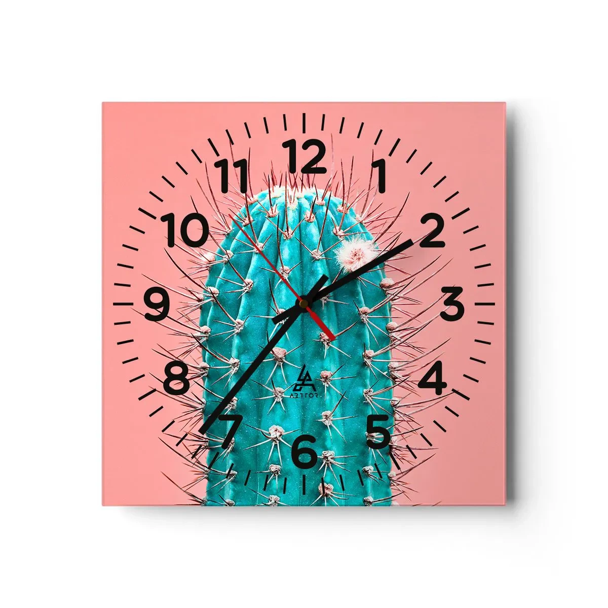 Reloj de pared - Reloj de vidrio - Se mira, pero no se toca - 30x30 cm