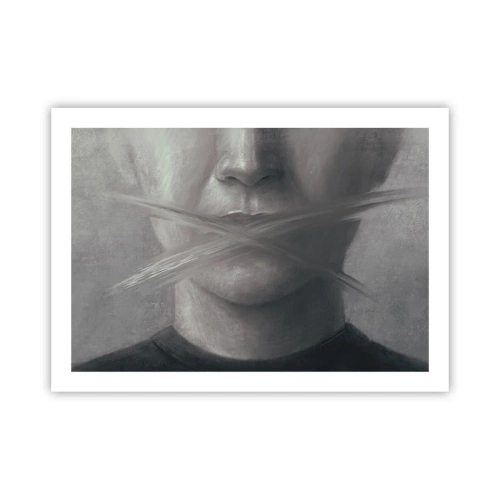 Póster - Ni una palabra - 70x50 cm