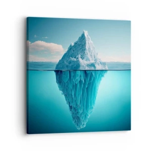 Cuadro sobre lienzo - Impresión de Imagen - El trono de hielo - 30x30 cm