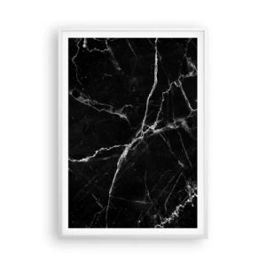 Póster en marco blanco - La vida secreta de la piedra - 70x100 cm