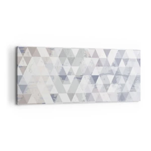 Cuadro sobre lienzo - Impresión de Imagen - A ritmo de triángulo - 100x40 cm