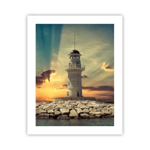 Póster - Luz - Bondad - Belleza - 40x50 cm