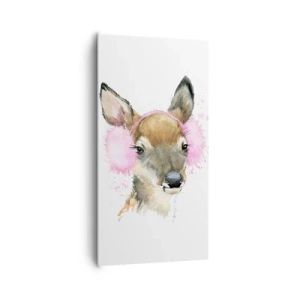 Cuadro sobre lienzo - Impresión de Imagen - Y el frío no te molestará más - 65x120 cm