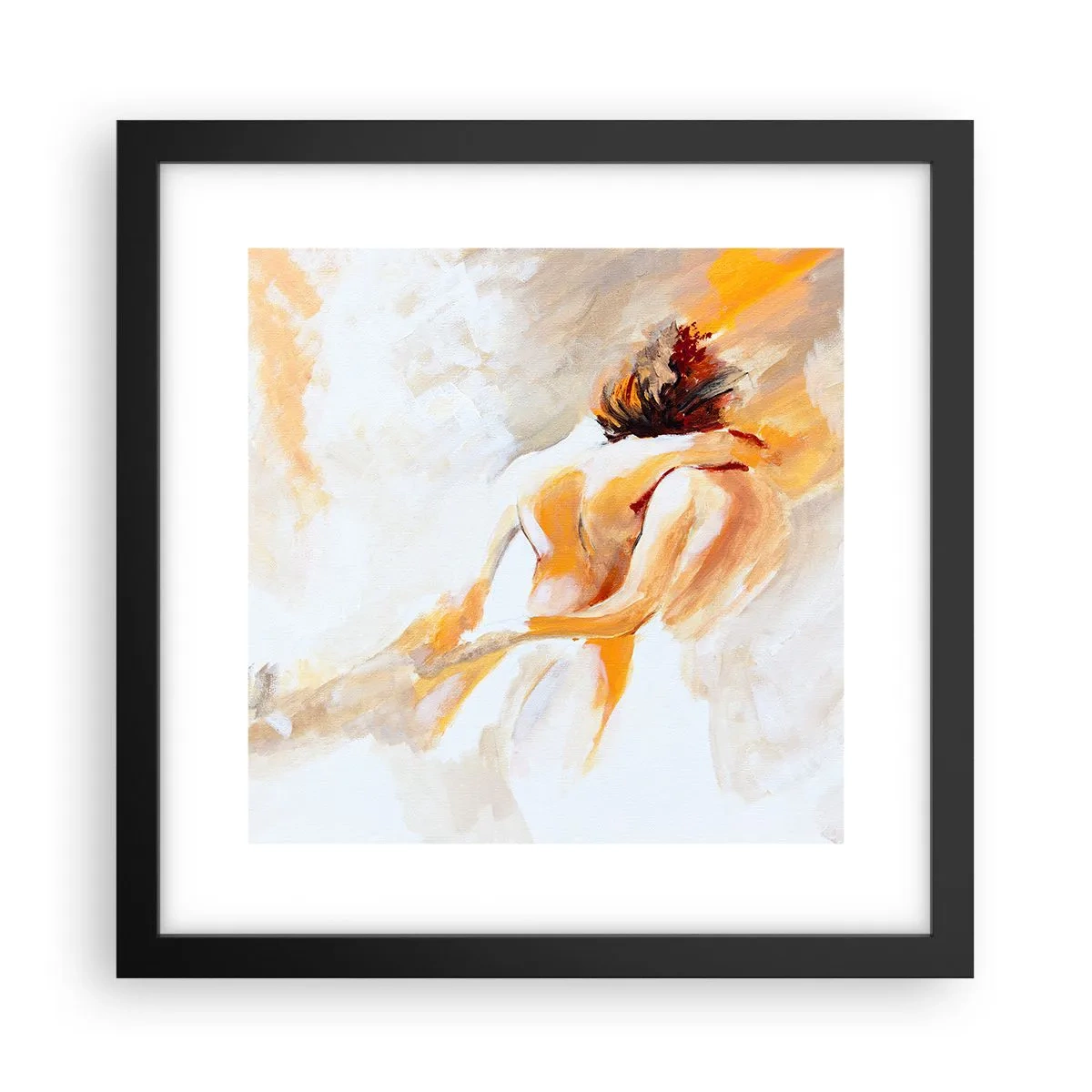 Póster en marco negro - En un cielo de cercanía - 30x30 cm