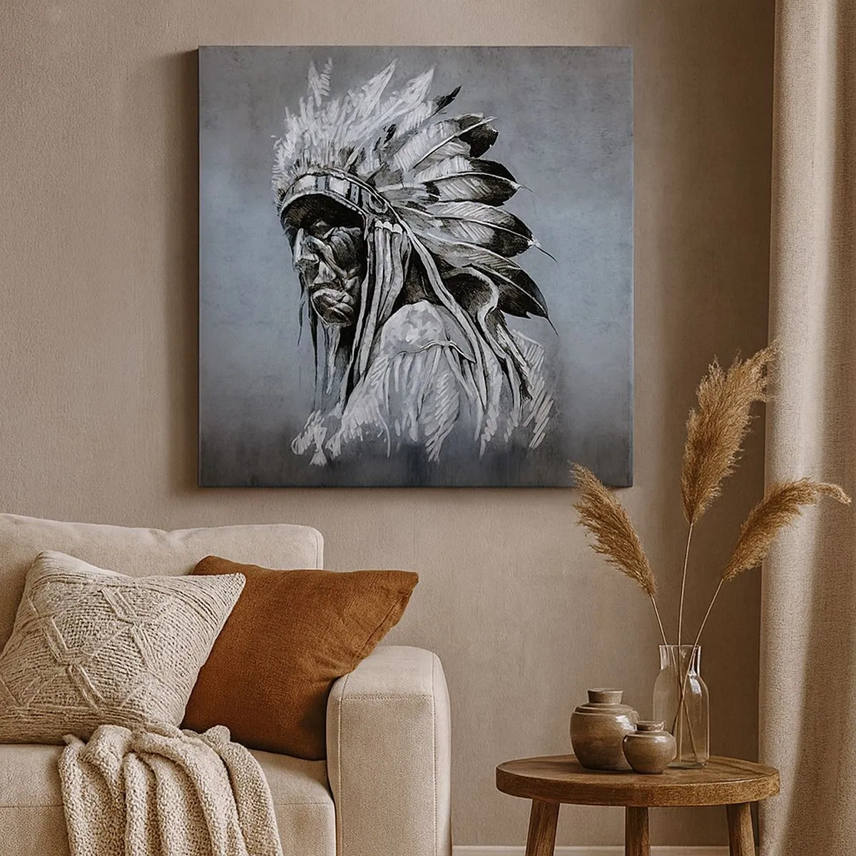 Cuadro sobre lienzo - Impresión de Imagen - Regreso a las raíces - 30x30 cm