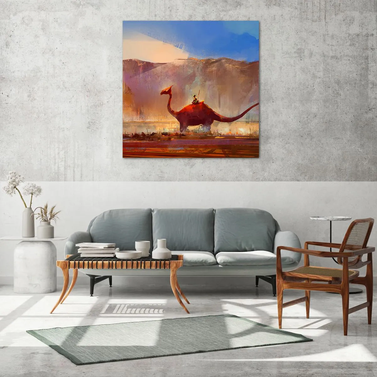 Cuadro sobre vidrio - Impresiones sobre Vidrio - Si no se hubieran extinguido - 30x30 cm