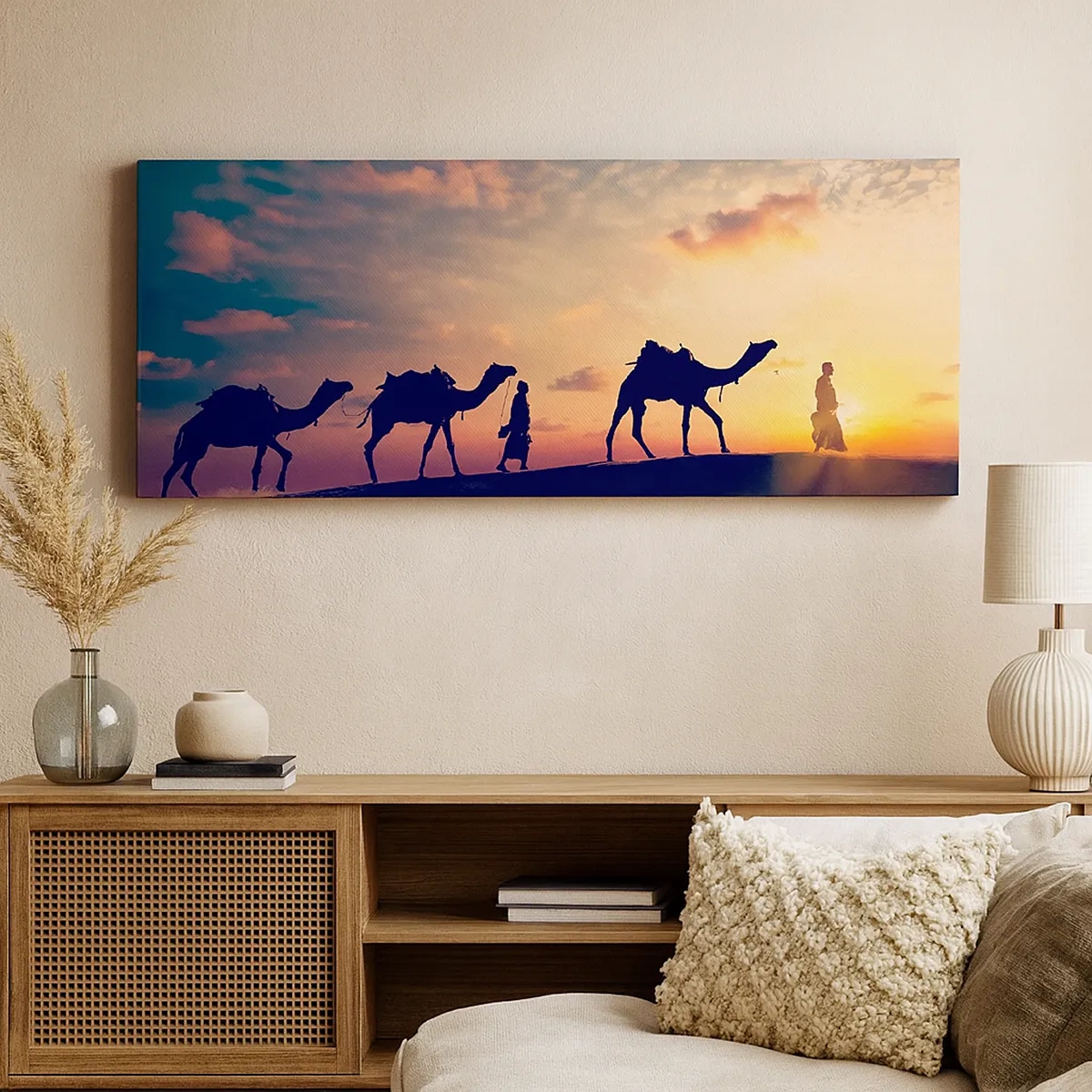 Cuadro sobre lienzo - Impresión de Imagen - El misterioso espíritu de Oriente - 30x30 cm