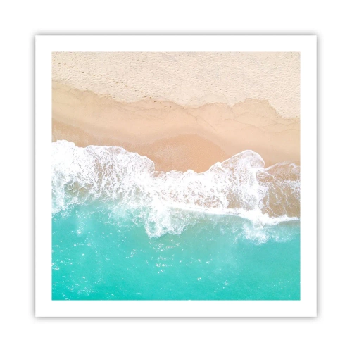 Póster - Un toque acariciador - 60x60 cm