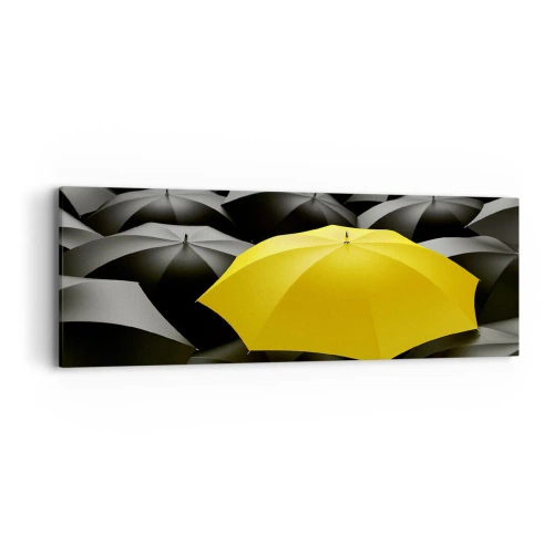 Cuadro sobre lienzo - Impresión de Imagen - Adiós a la tristeza - 90x30 cm