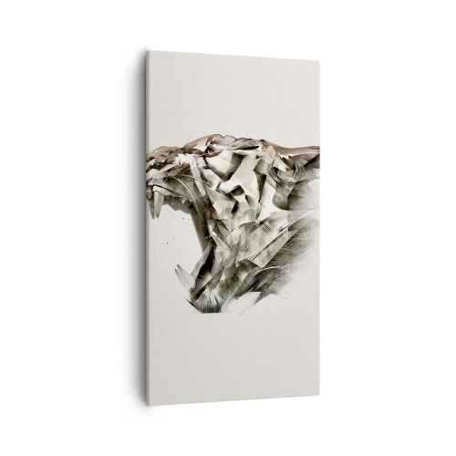 Cuadro sobre lienzo - Impresión de Imagen - Ya sabes quién manda - 55x100 cm