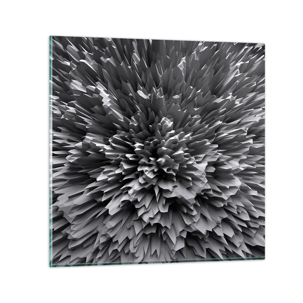 Cuadro sobre vidrio - Impresiones sobre Vidrio - No puede ser más afilado - 60x60 cm