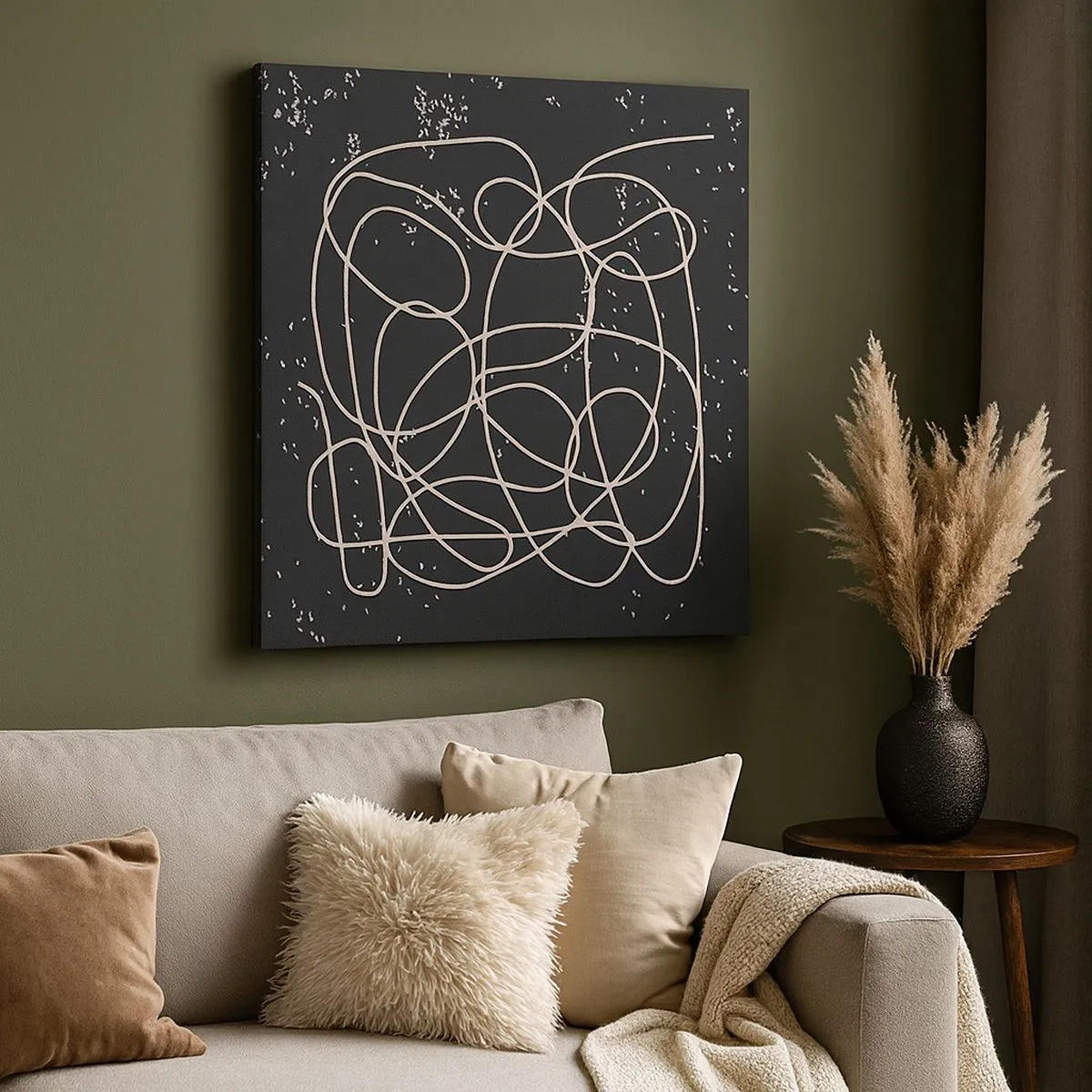 Cuadro sobre lienzo - Impresión de Imagen - Pensamientos errantes - 30x30 cm