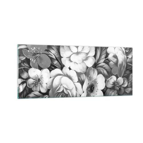 Cuadro sobre vidrio - Impresiones sobre Vidrio - Hermoso incluso en el gris - 100x40 cm