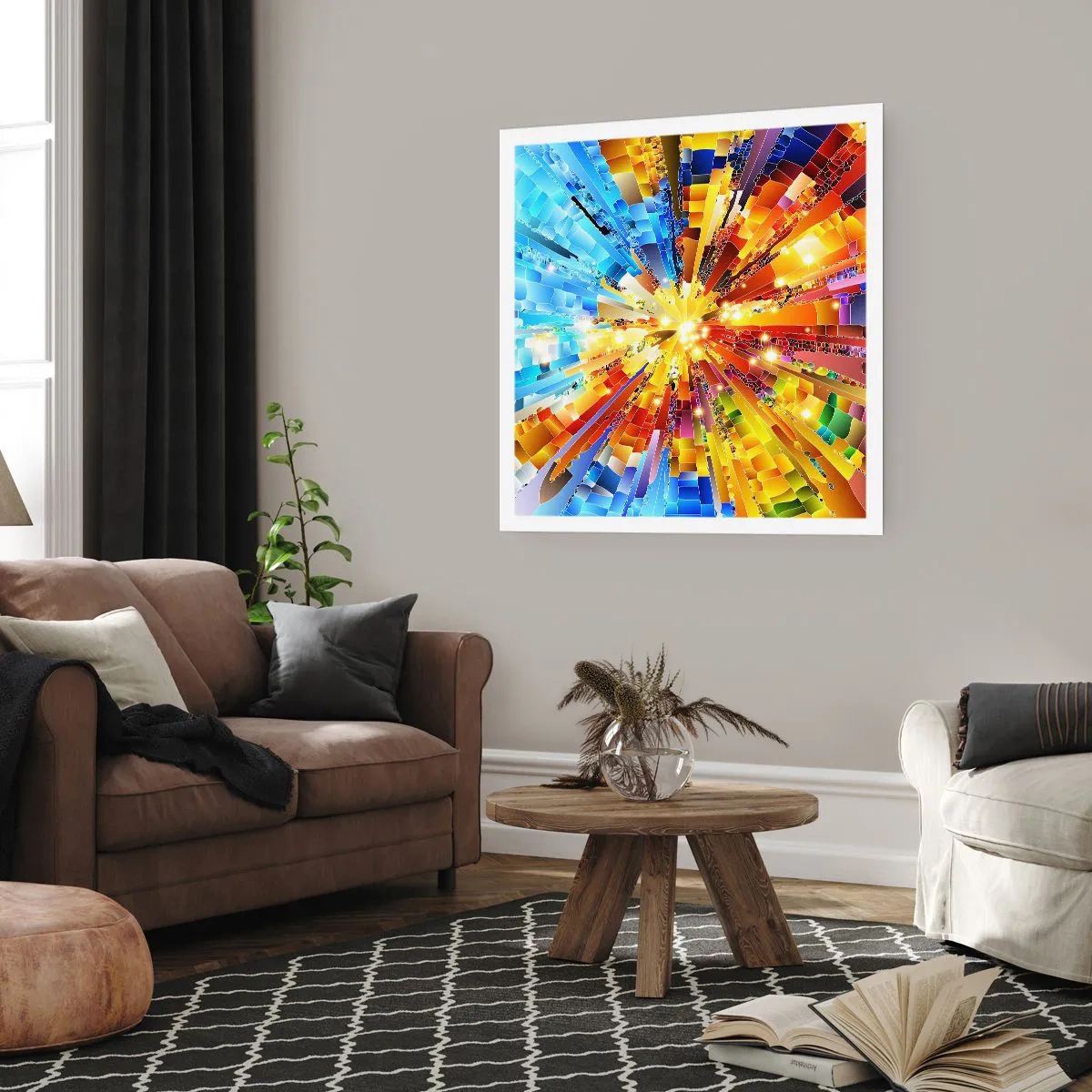 Póster - In medias res - 40x40 cm