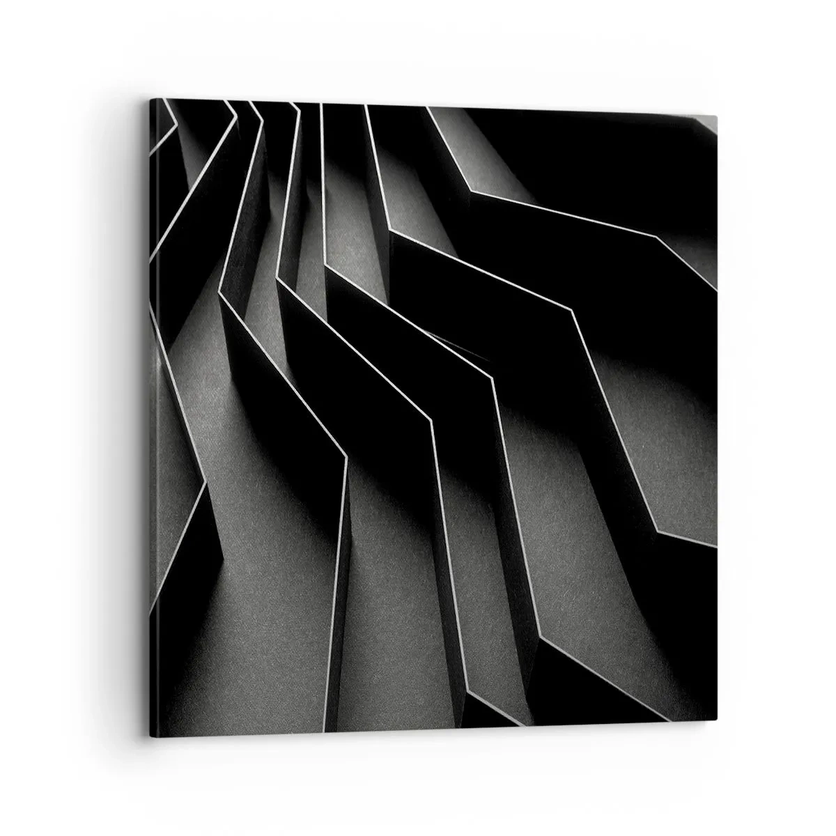 Cuadro sobre lienzo - Impresión de Imagen - Orden espacial - 70x70 cm