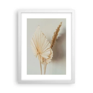 Póster en marco blanco - Armonía y consuelo - 30x40 cm