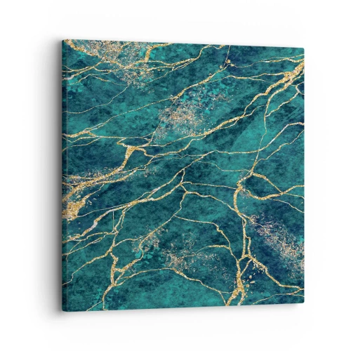 Cuadro sobre lienzo - Impresión de Imagen - Riachuelos de oro - 30x30 cm